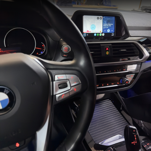 BMW Carplay Android Auto integracija originaliai multimedijai