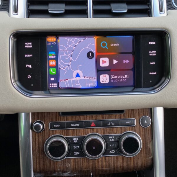 Land Rover Carplay Android Auto MMi  2011-2019 Integracija Originaliam Ekranui