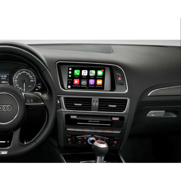 Apple CarPlay ir Android Auto integracija Audi MMI 3G Basic / 3G High / 3G+ A4 A5 A6 A7 A8 Q3 Q5 Q7 (2010-2018) modeliams