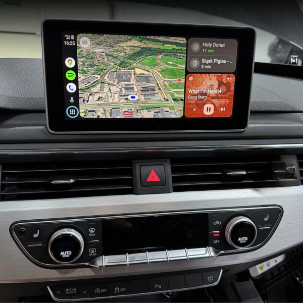 Apple CarPlay ir Android Auto integracija Audi MMI Mib1 / Mib 2 / Mib 2 High A3 A4 A5 A6 A7 Q2 Q5 Q7