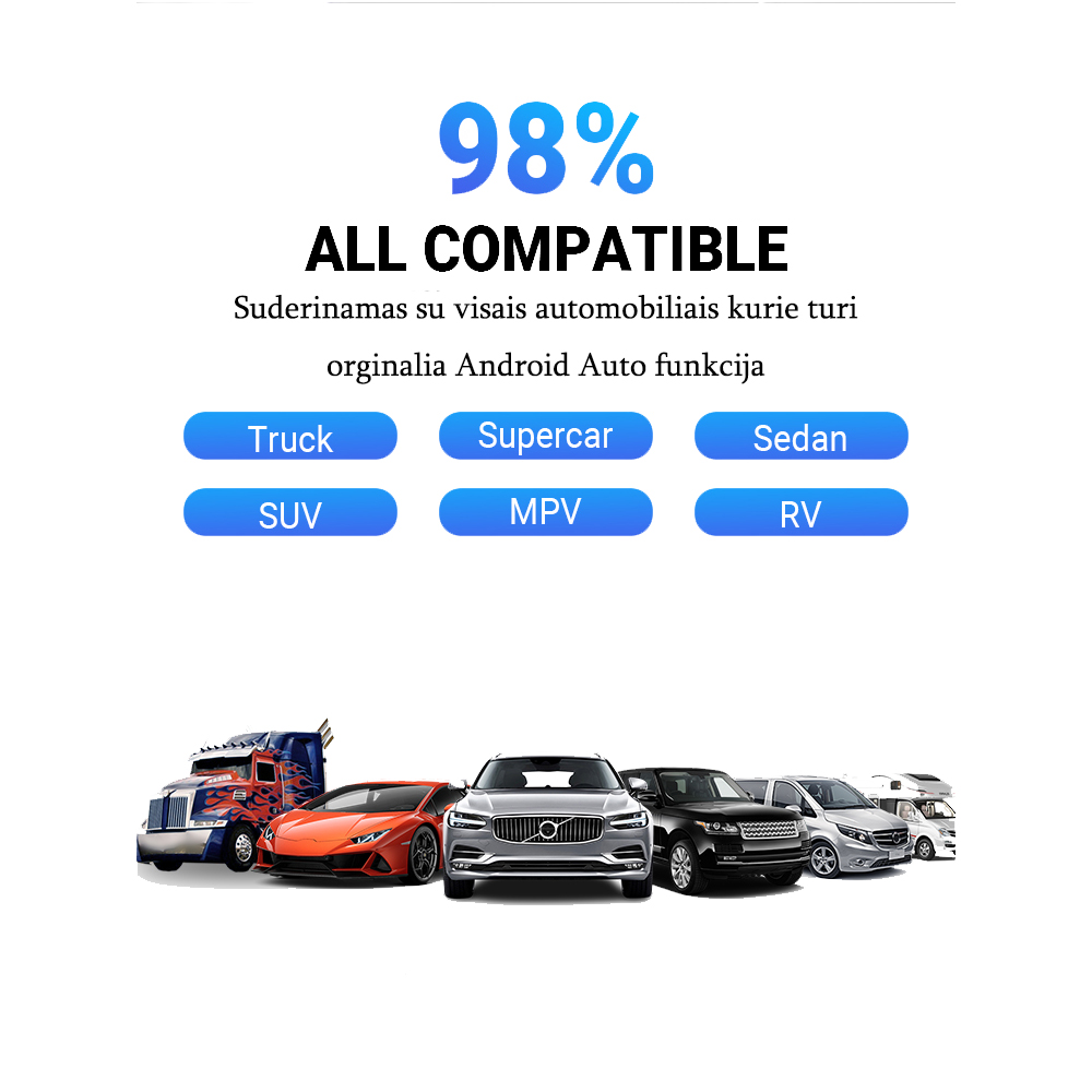 Wireless Android Auto Adapter for Android Mobile Phones - Image 5