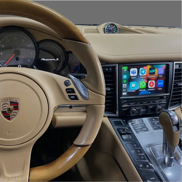 Porsche PCM 3.0/3.1 Apple Carplay Android Auto Integration with Optical sound connection