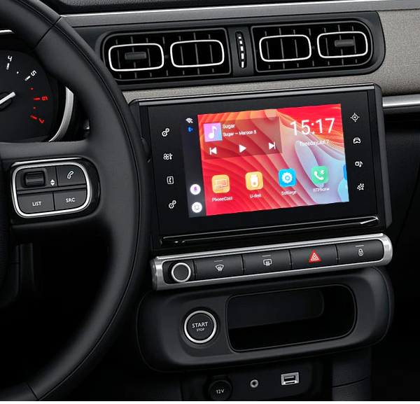 Citroen Apple Carplay Android Auto integracija NAC, SMEG ir RNEG2 multimedijai