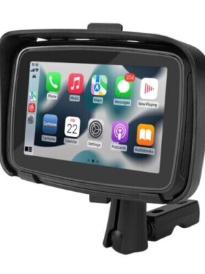 Motorcycle touchscreen with Carplay and Android Auto