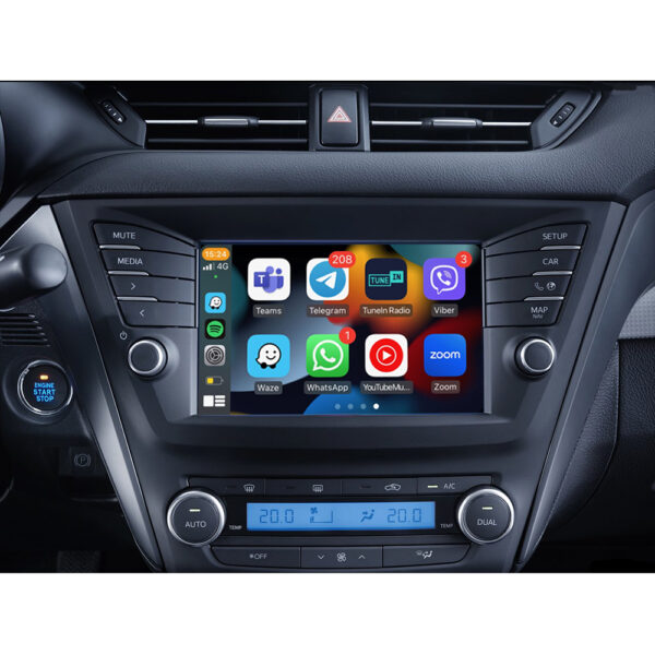 Toyota Avensis Auris Corolla Camry Verso C-HR RAV4 Yaris Apple Carplay Android Auto 2014 - 2019m.