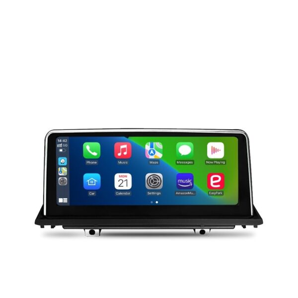 BMW X5, X6 E70 E71 Apple Carplay Android Auto HD liečiamas ekranas