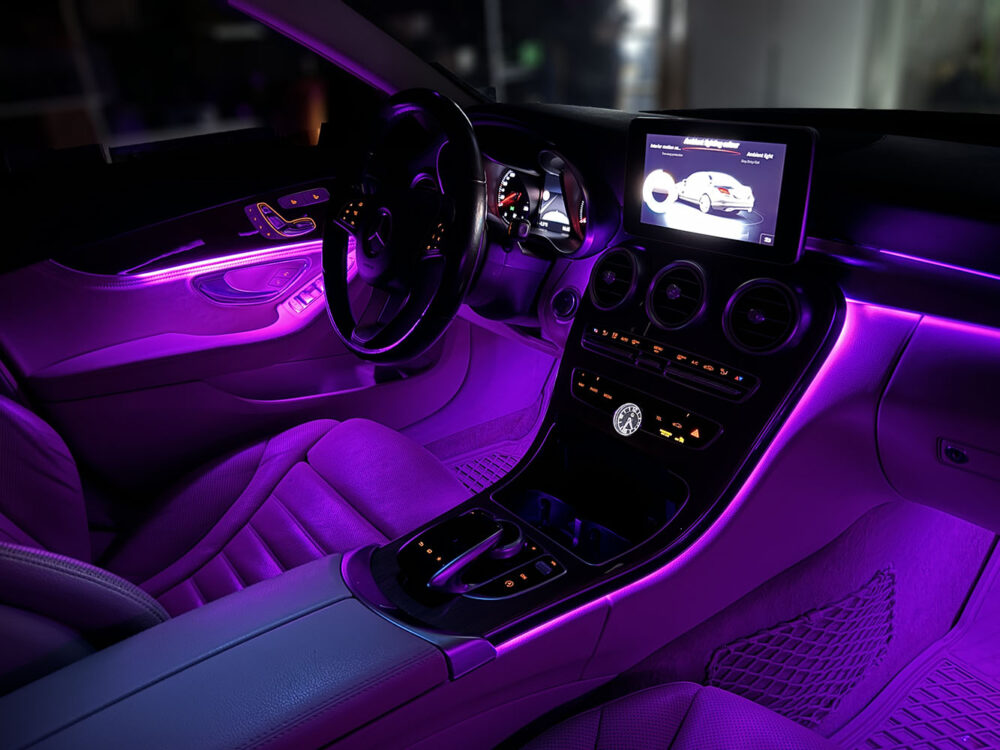W205 ambient light interior picture no oem ambient