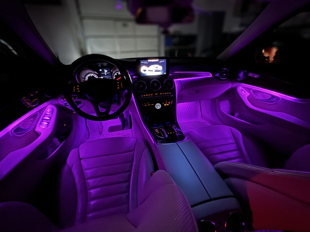W205 ambient light picture interior light