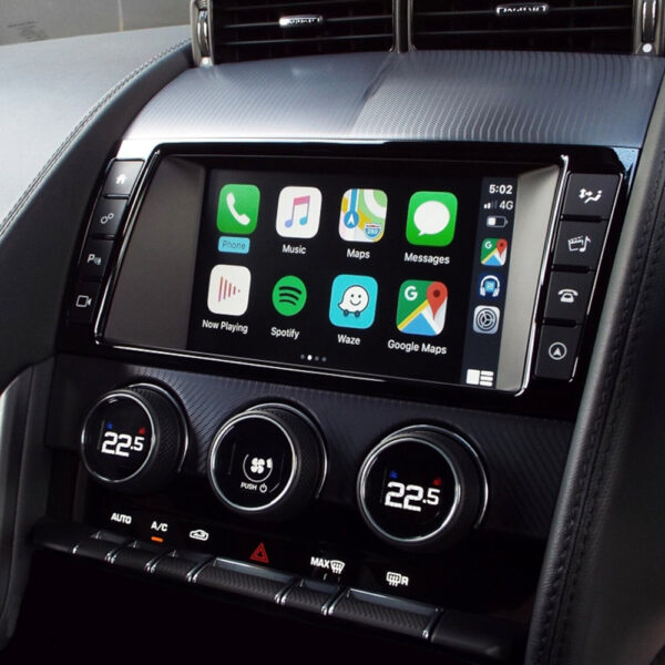 Jaguar XE XF F-Type F-Pace Apple Carplay Android Auto integracijos modulis