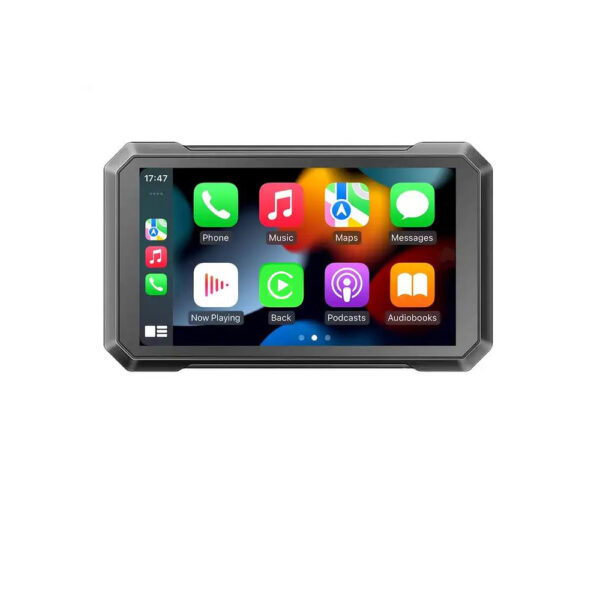 Motorcycle Belaidžio Apple Carplay Android Auto 7 colių liečiamas ekranas