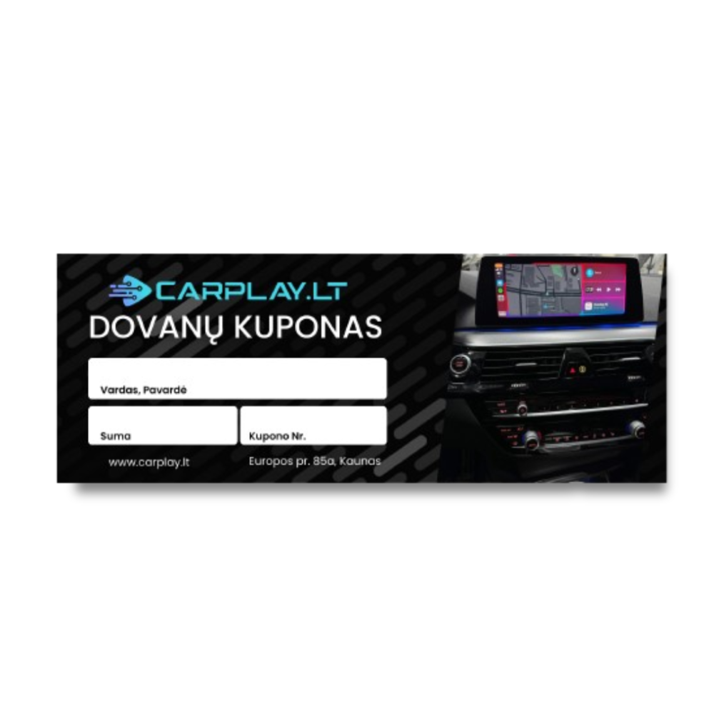 dovanų kuponas