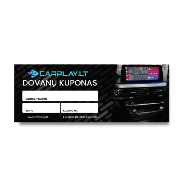 dovanų kuponas