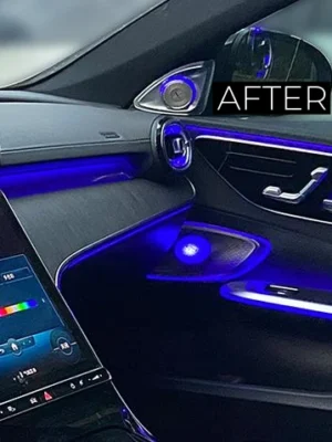 AFTER INSTALIATION speaker tweeter mercedes W206