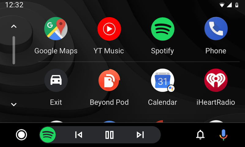 Carplay Android menu on Alfa Romeo Giulia Stelvio