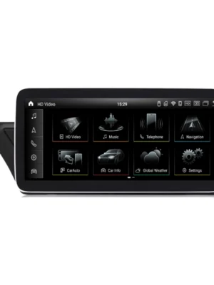 Audi A4 A5 A6 Q7 Android 13 Liečiamas Ekranas 10.25" 2G Low/High 2005-2009