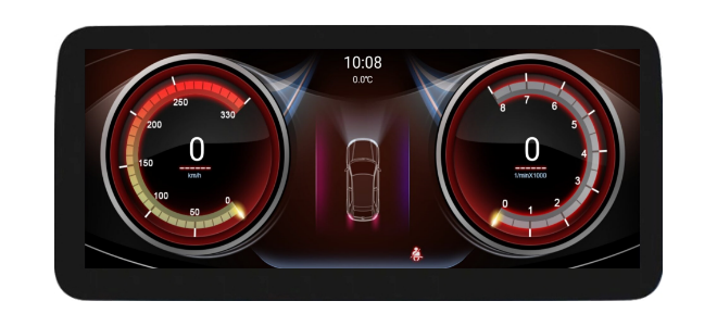 Innovative speedometer display