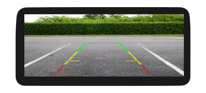 Parking cameras supported