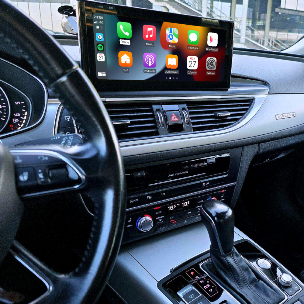 carplay function in audi touch screen A6 C7 v2