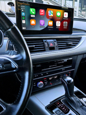 carplay function in audi touch screen A6 C7 v2