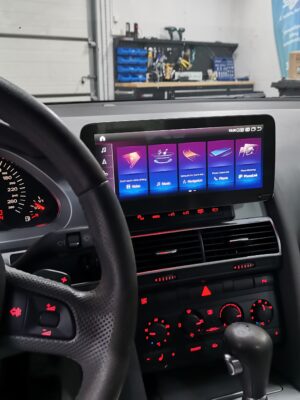 interface audi ekranas