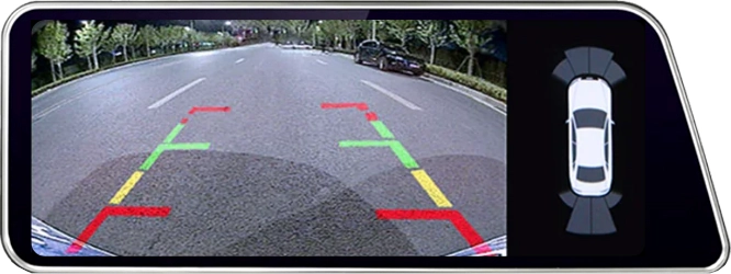 Parking cameras supported