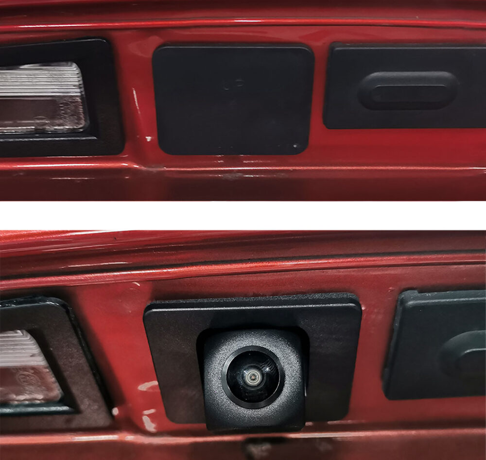 Mazda 3 Before after camera