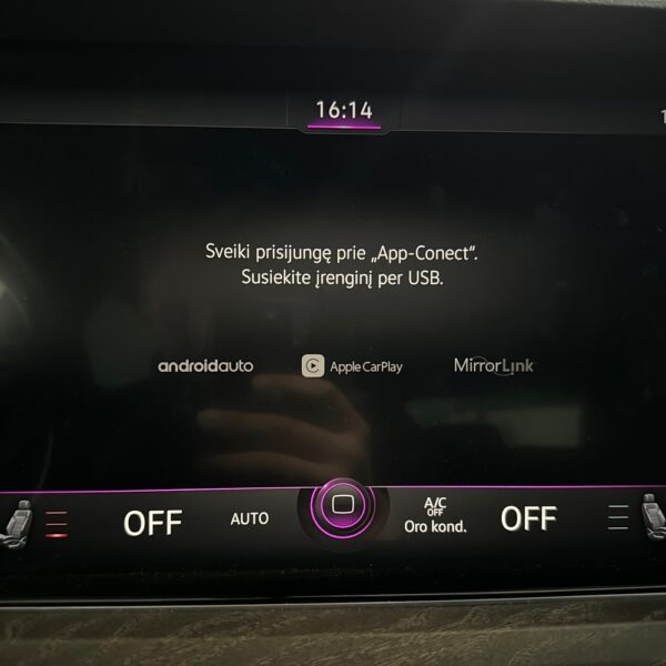 Volkswagen Touareg 2018+ App Connect Android Auto Apple Carplay Aktyvacija Ekrano Programavimas