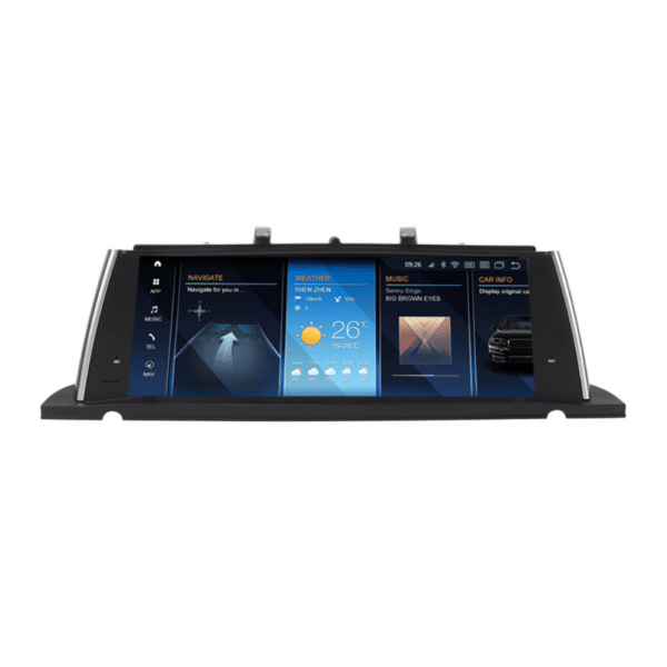 BMW 5 GT f07 Android ekranas su android operacine sistema. Juodos spalvos.