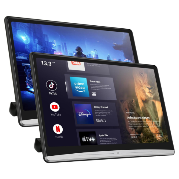 Universal Android Rear Seat Entertainment Multimedia Screen 11.6" 12.4"