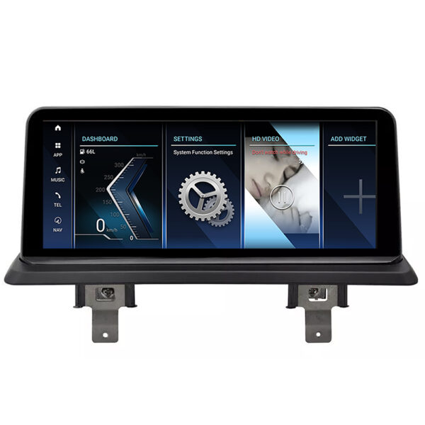 BMW 1 Series E87 E88 E81 E82 Android 12 8+128GB HD Liečiamas ekranas 10.25"