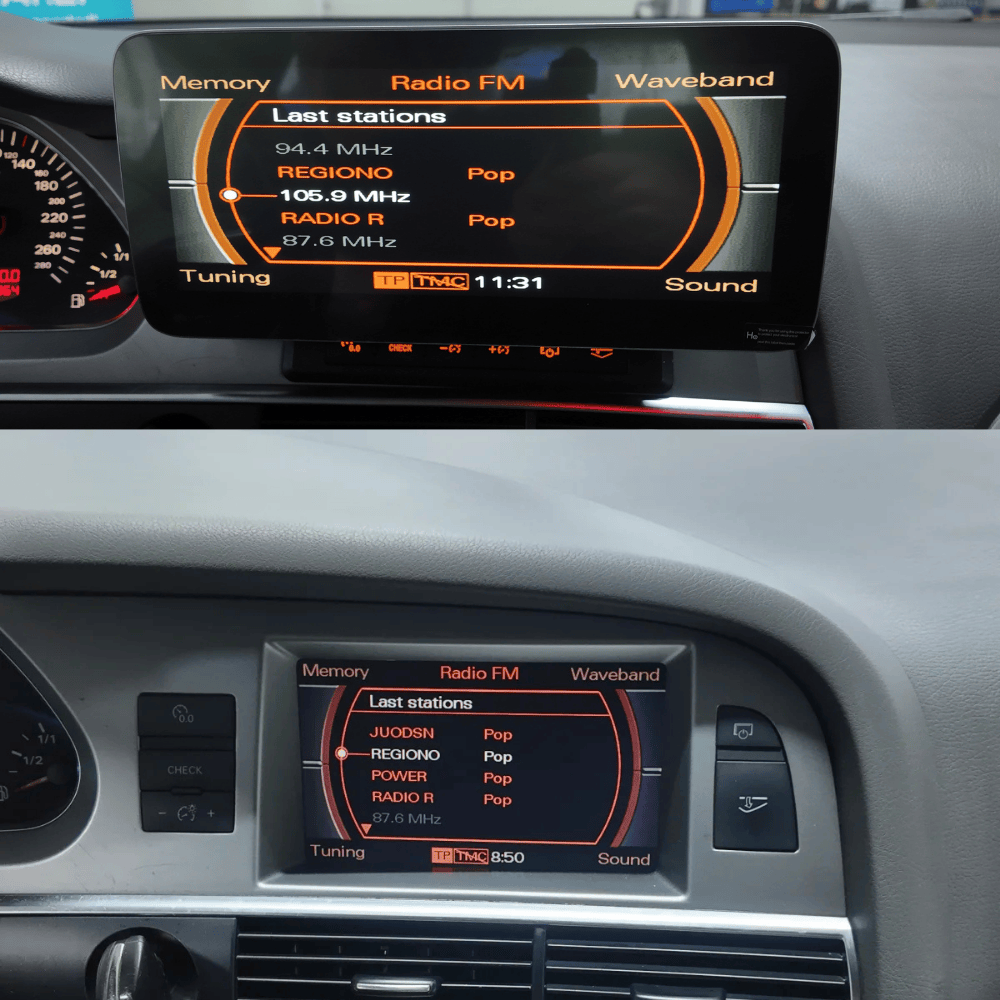 Nepažeidžiant automobilio išvaizdos išlaikomos originalios funkcijos