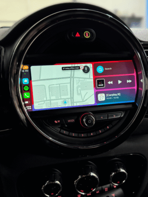mini nbt evo carplay navigacija programėlės