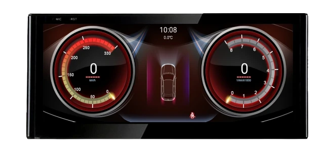Innovative speedometer display