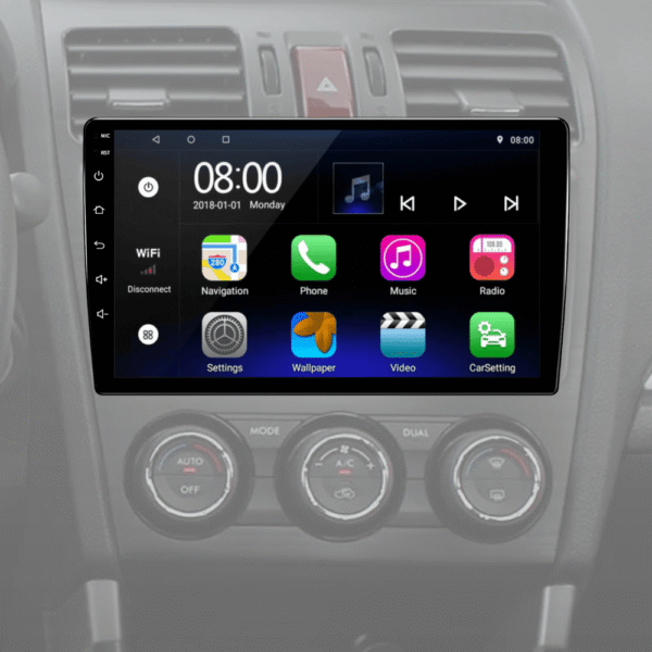 Subaru Forester multimedija puikiai suderinta su automobilio interjeru. Liečiamas ekranas ir android operacinė sistema.