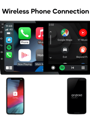 Wireless CarPlay and Android Auto support