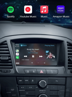 listen to favourite music apps on opel navi radio
