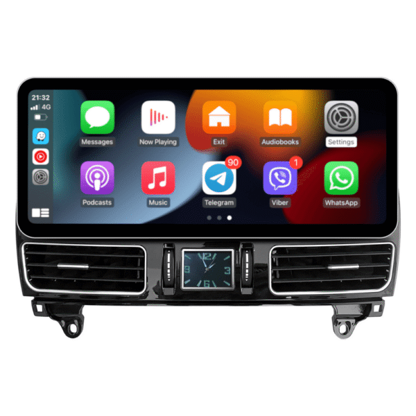 Mercedes ML GL GLE GLS W166 X166 Android Auto Apple Carplay Touchscreen 12.3 inch NTG 4.5 5.0 2011-2018