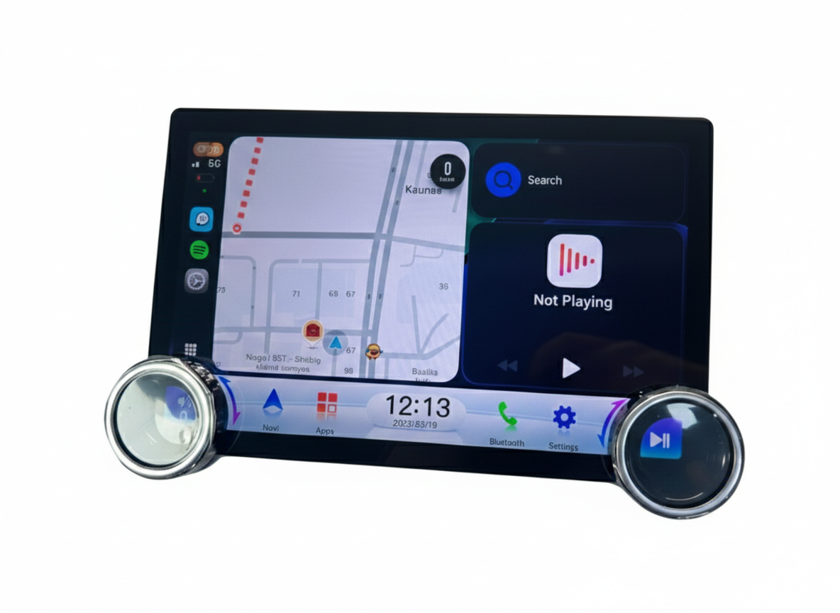 Universalus Android 13 liečiamas ekranas su belaidžiu Apple CarPlay ir Android Auto 10.8″ / 11.8″ - Image 3