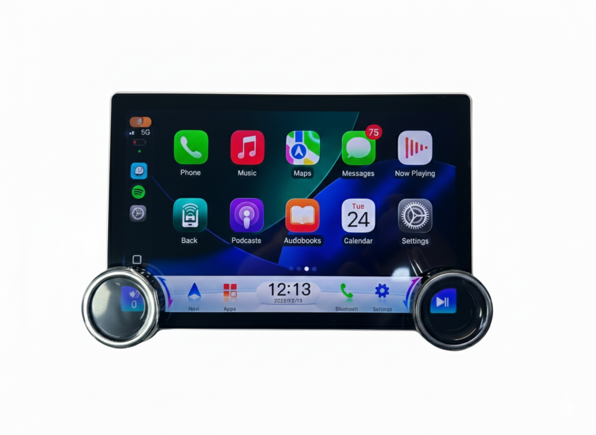 Universalus Android 13 liečiamas ekranas su belaidžiu Apple CarPlay ir Android Auto 10.8″ / 11.8″ - Image 2