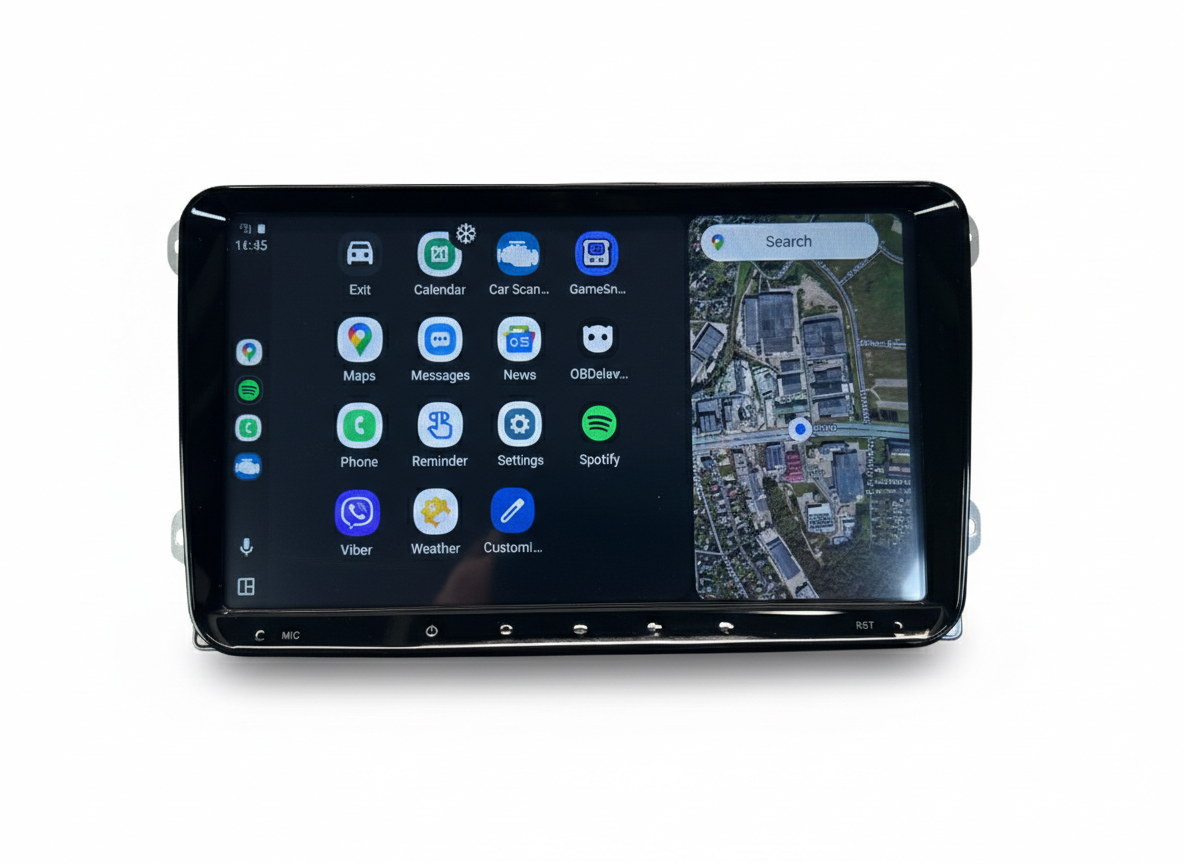 Volkswagen Skoda Seat Touchscreen with Wireless Apple CarPlay & Android Auto 9″ - Image 3