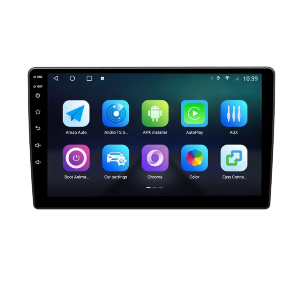 Universalus Android 14 liečiamas ekranas su belaidžiu Apple CarPlay ir Android Auto 9″ / 10″