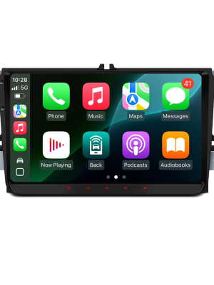 Volkswagen Skoda Seat Touchscreen with Wireless Apple CarPlay & Android Auto 9″