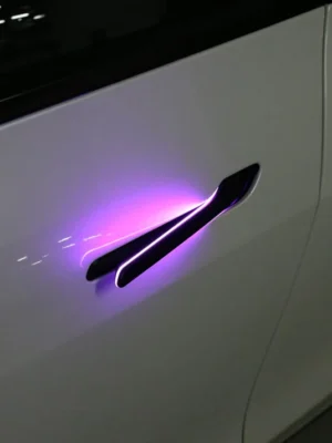 Tesla Model 3 / Y Elektrinės automatinės durų rankenos su LED (4 vnt.)