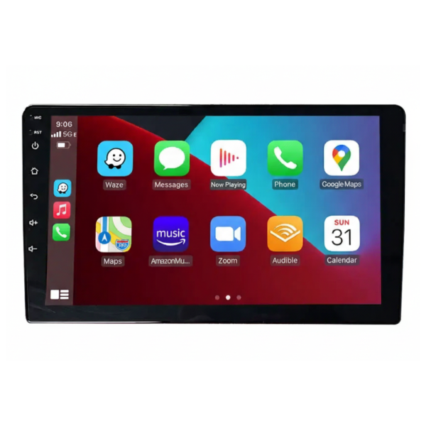 Universalus liečiamas ekranas su belaidžiu Apple CarPlay ir Android Auto 9″ / 10″