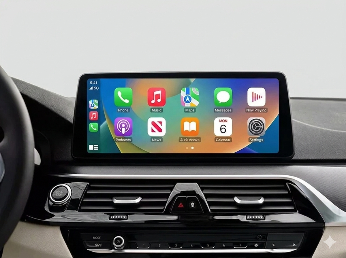 BMW 7 serijos G11 G12 NBT EVO Apple Carplay Android Auto liečiamas ekranas 10.25/12.3 colio