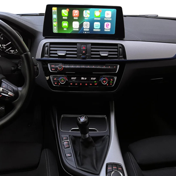 BMW 1 ir 2 serijos F20 F22 F23 NBT EVO Apple Carplay Android Auto liečiamas ekranas 10.25/12.3 colio
