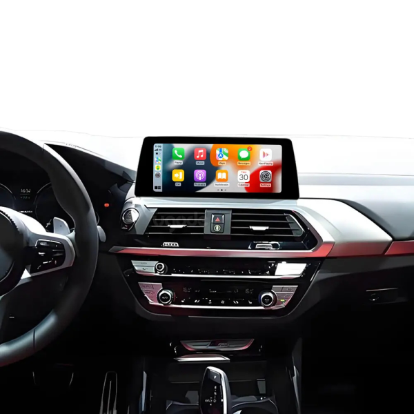 BMW X3 X4 G01 G02 NBT EVO Apple Carplay Android Auto liečiamas ekranas 10,25/12,3 colių