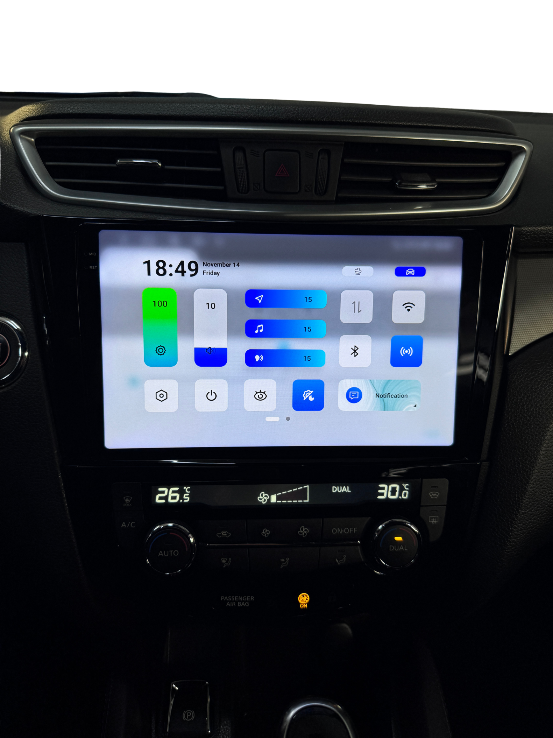 Nissan Qashqai X-Trail Android 13 Touchscreen Head Unit with Wireless Apple CarPlay & Android Auto 9/10 inch - Image 5