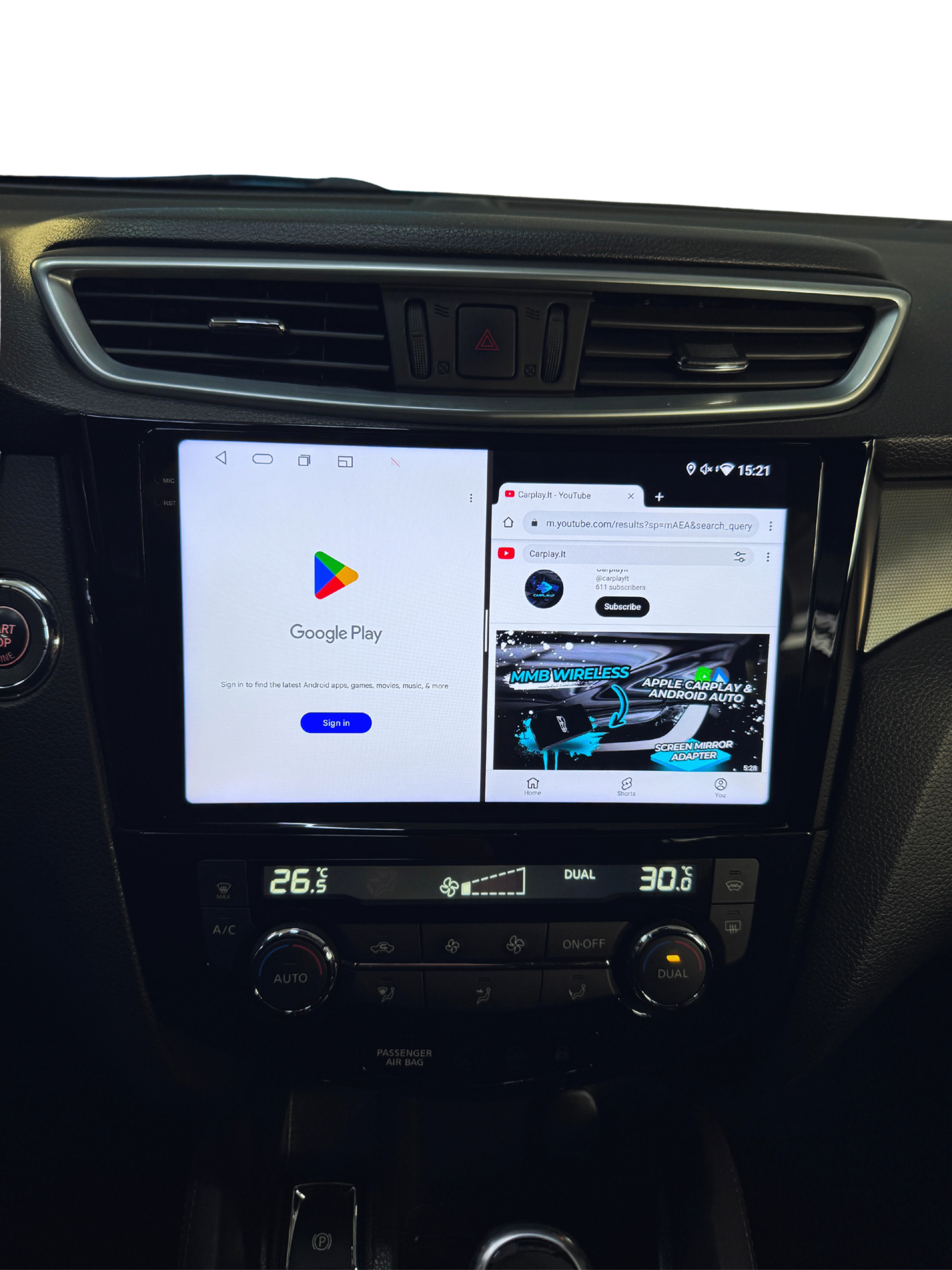 Nissan Qashqai X-Trail Android 13 Touchscreen Head Unit with Wireless Apple CarPlay & Android Auto 9/10 inch - Image 2