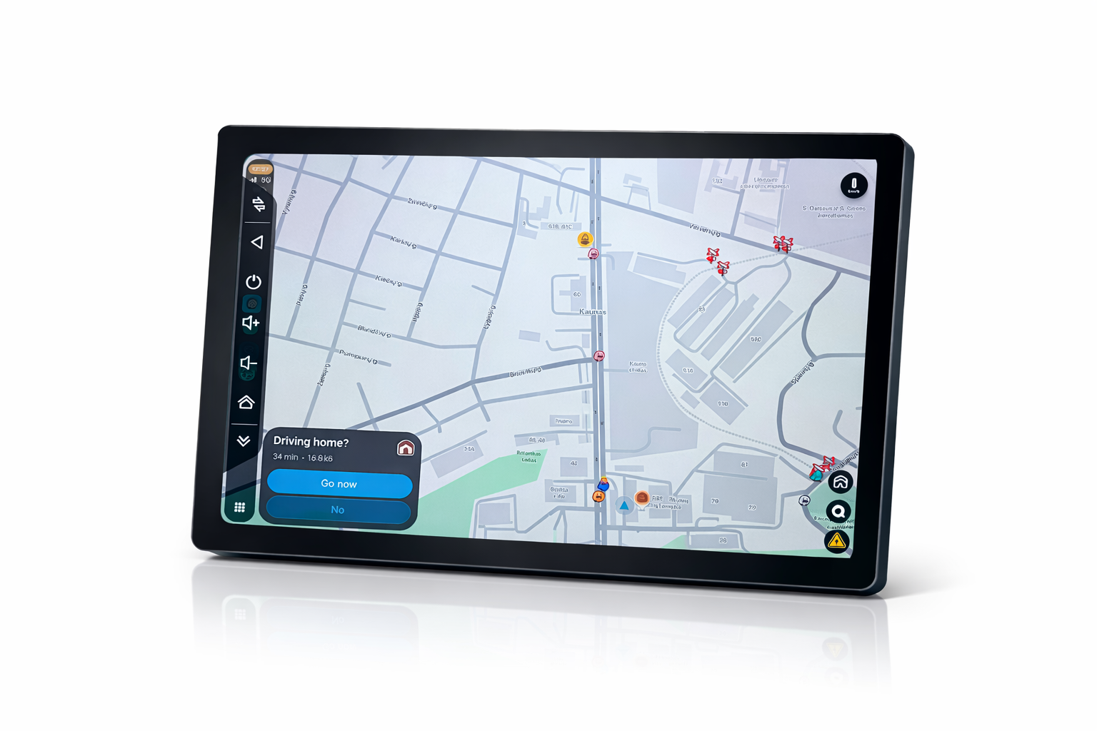 Universalus besisukantis 12 colių Android 14 liečiamas ekranas multimedija su belaidžiu Apple CarPlay ir Android Auto - Image 3
